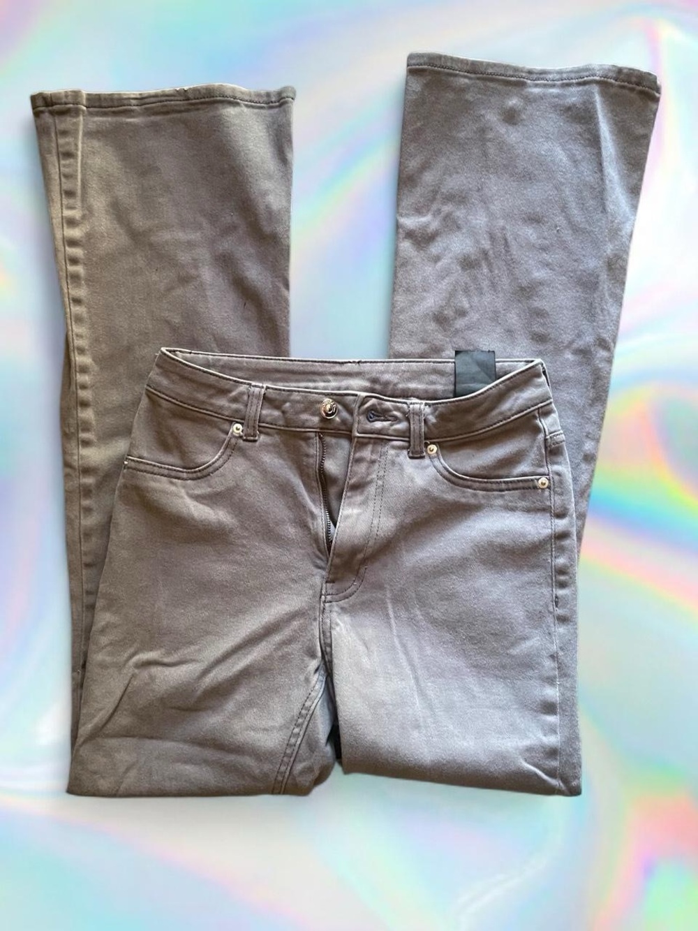 Divided H&M gray flare jeans - Size 4